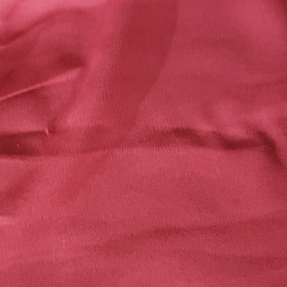 (M) Studio M Soft Flowy Top Burgundy Flattering Loose Fit Statement Sleeves - Picture 9 of 9